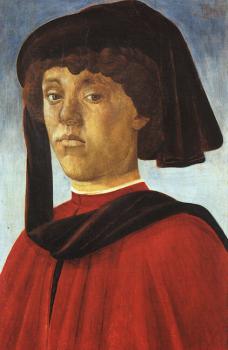 Sandro Botticelli : Portrait of a Young Man